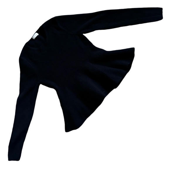 Rare Wool Black Sweater Sz M - Picture 7 of 11